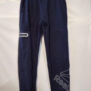 Navy Blue Boys Reebok Joggers